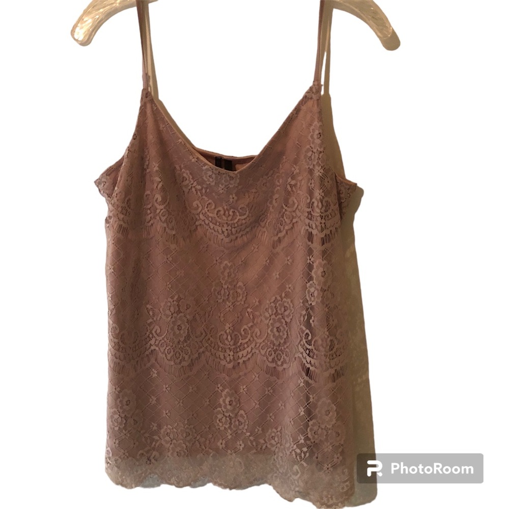 Maurice’s brand light pink overlay cami